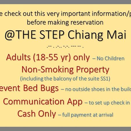 The Step Chiang Mai (Adults Only) Hotel Eksteriør billede